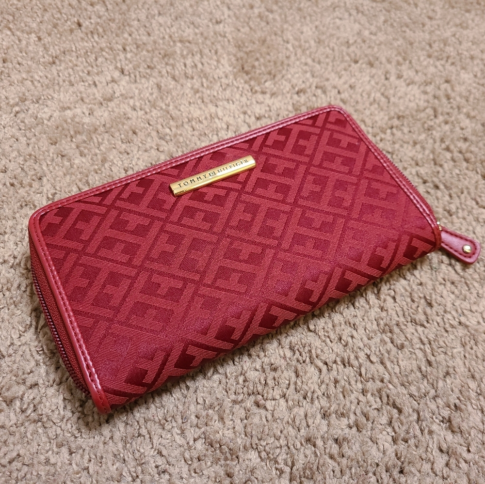 TOMMY HILFIGER - Red Woman Wallet